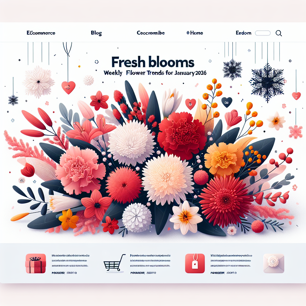 Fresh Blooms: Weekly Flower Trends for January 2026