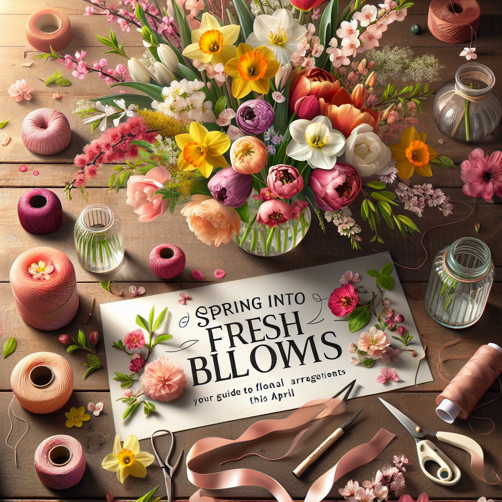 Spring into Fresh Blooms: Your Guide to Floral Arrangements This April!