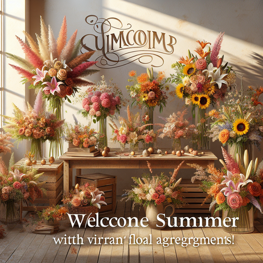 Welcome Summer with Vibrant Floral Arrangements!