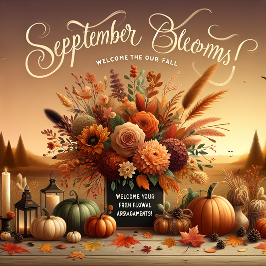 September Blooms: Welcome the Fall with Our Fresh Floral Arrangements!