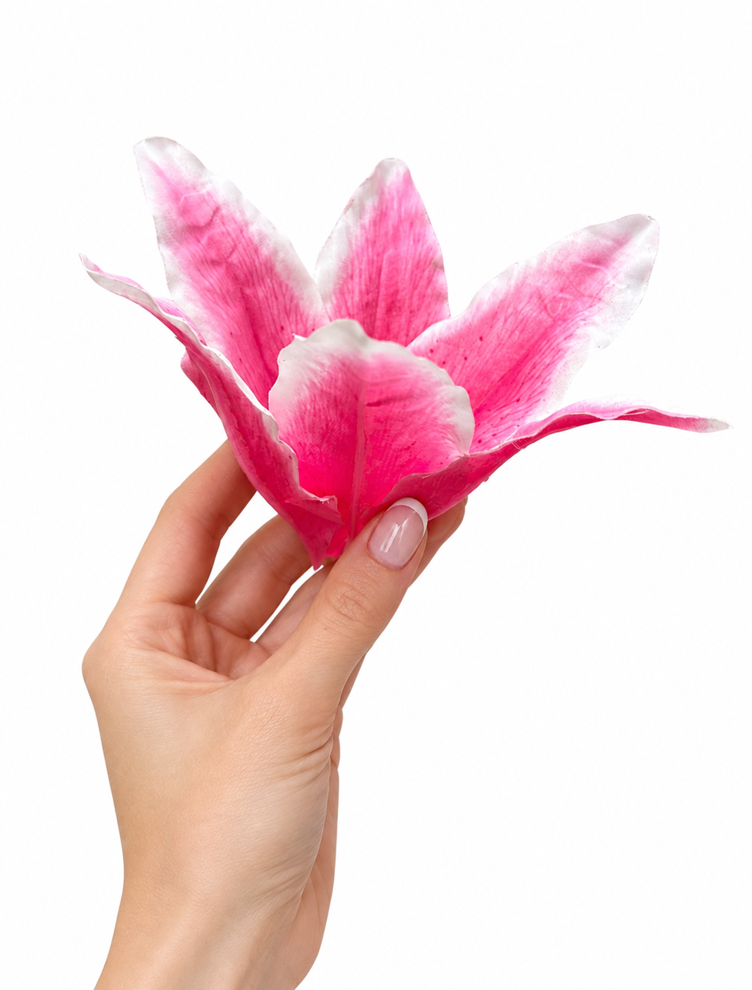 Final Stock-6"Bloom Artificial Polyester Lily Flower Head