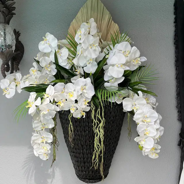 31"-15 Large Leaves Artificial Lifelike Palm Bush 
