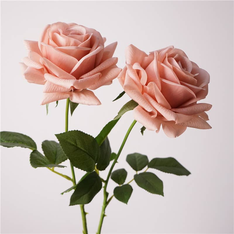26" Premium Real Touch Rose–Full & Elegant Bloom