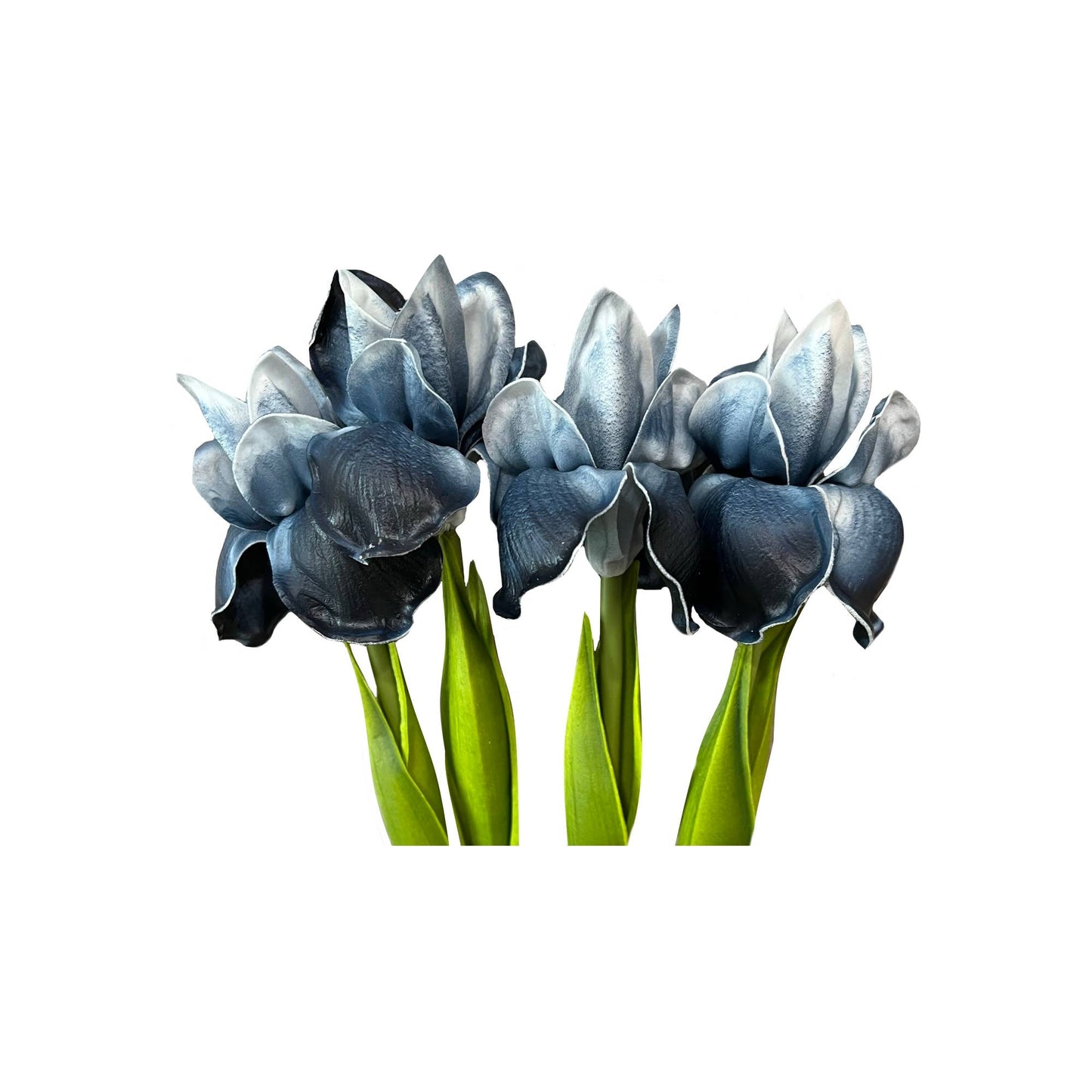 18"-Ultra Soft Real Touch Bearded Iris Stem