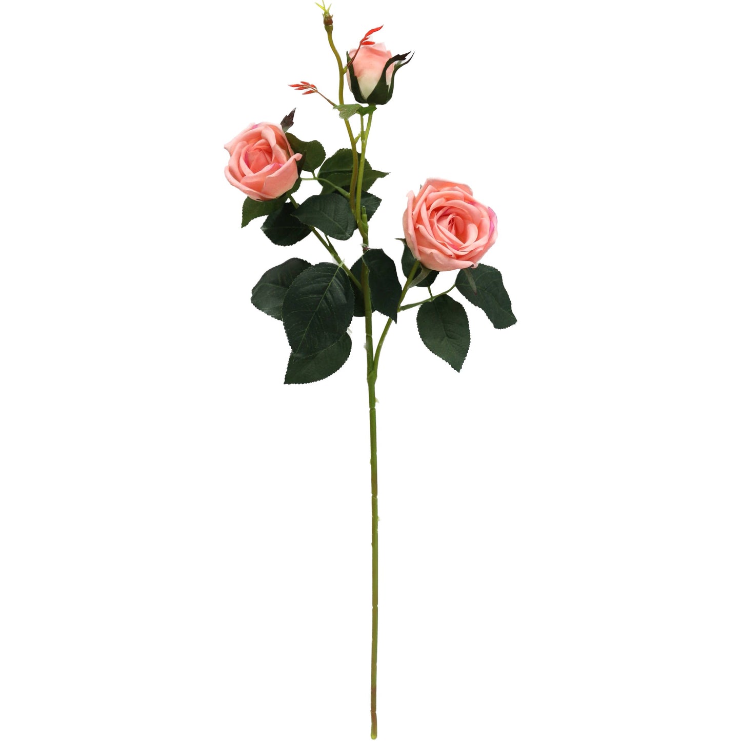 24" Real Touch Rose-3 flowers