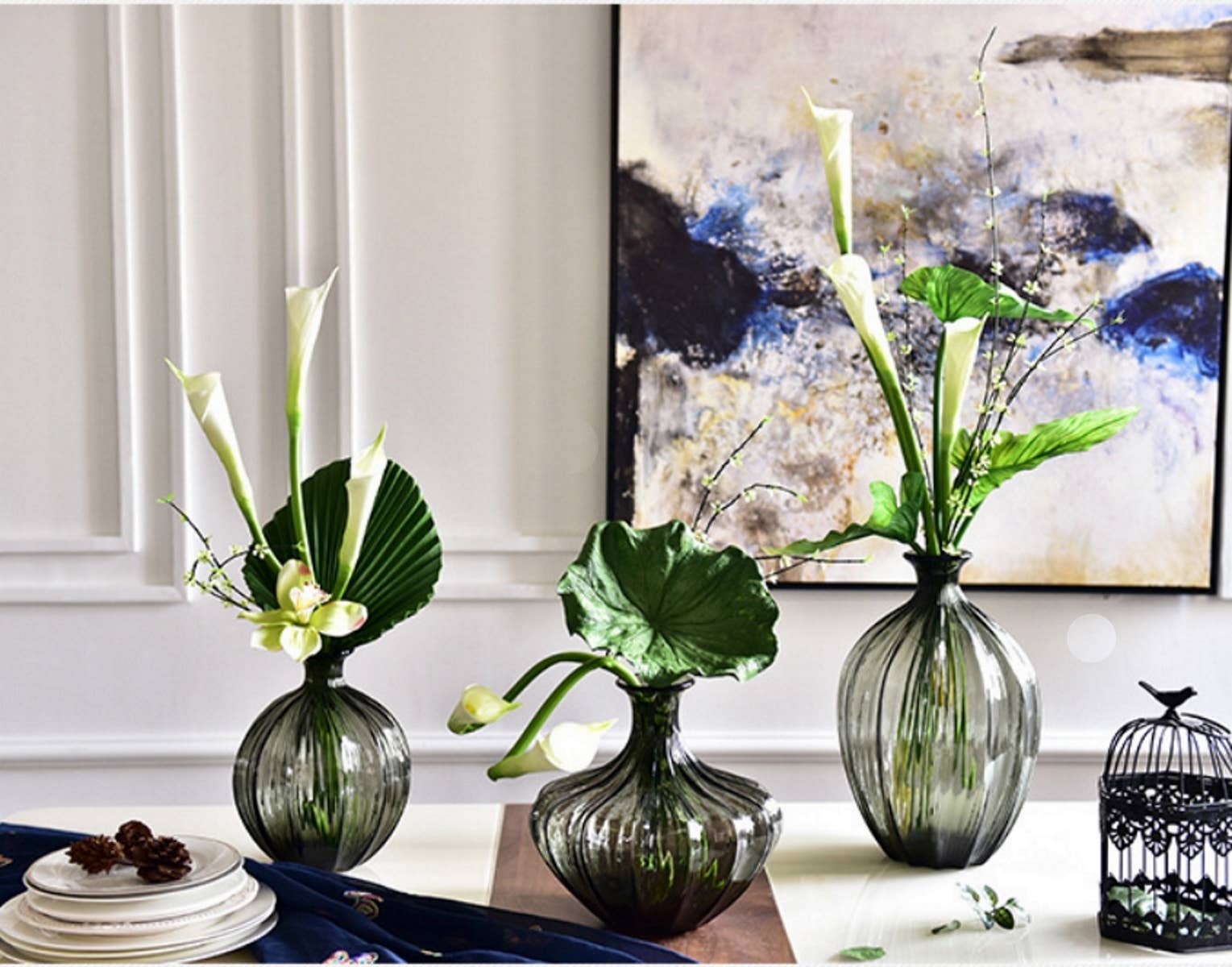 24"Long Premium Lifelike Real Touch Artificial Calla lily