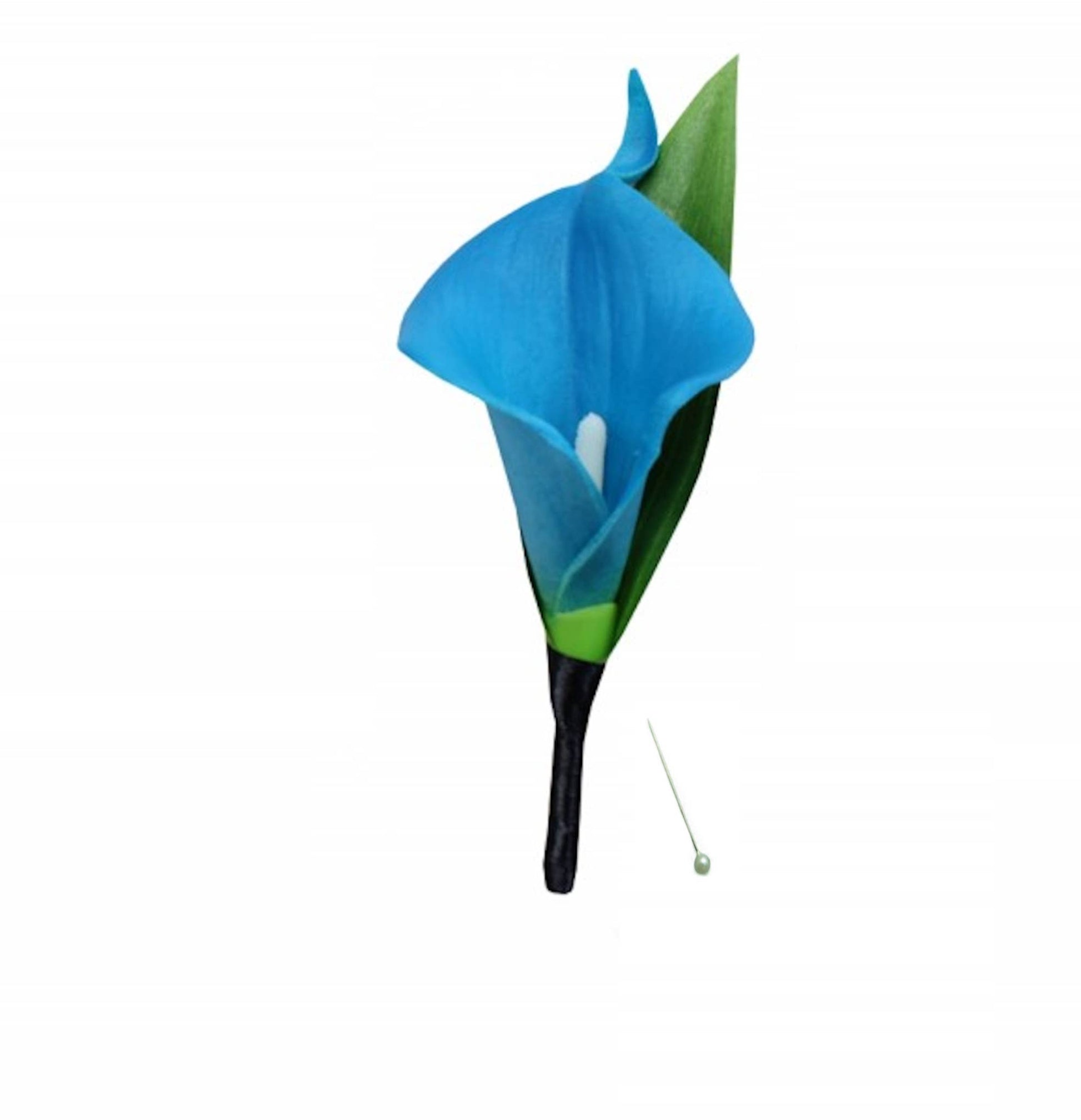 Event Prom Wedding Boutonniere-Real Touch calla lily