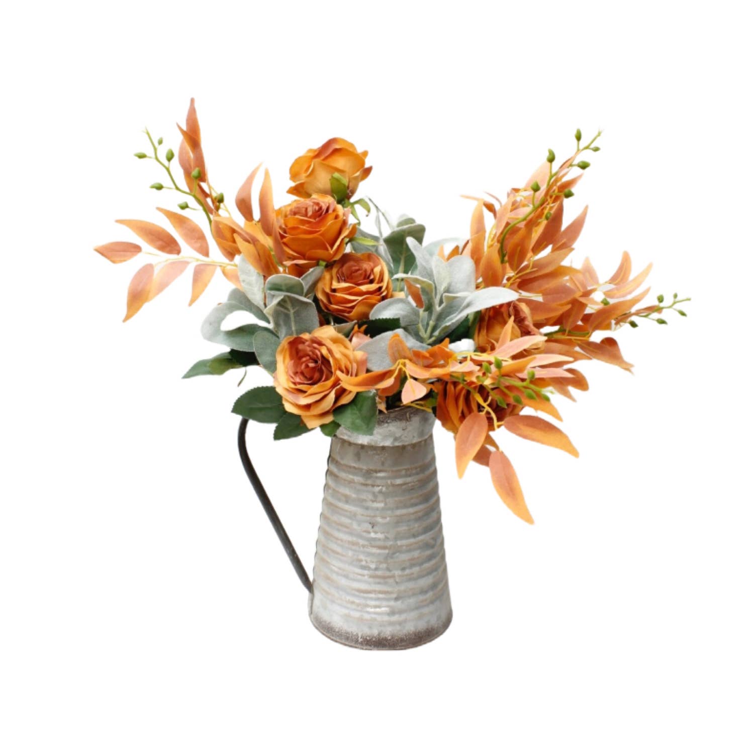 20" Artificial silk greenery bush