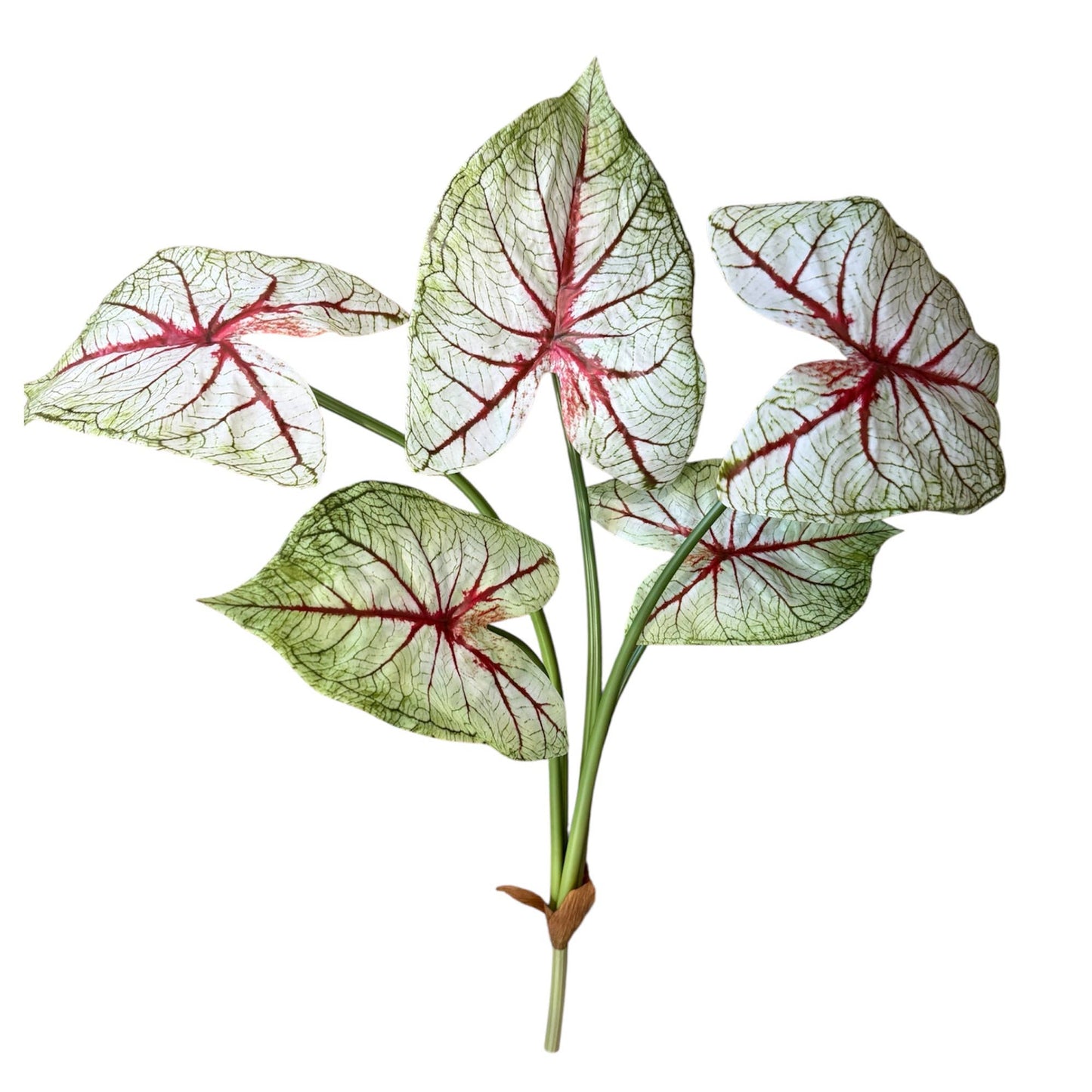 30" Large Bush of Artificial Premium Film Caladium