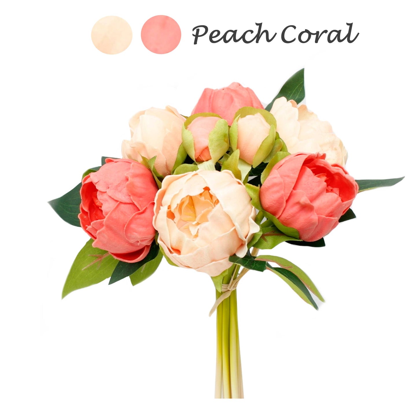 Case Packed Value-10 Bundles Real Touch Faux Peony bundle