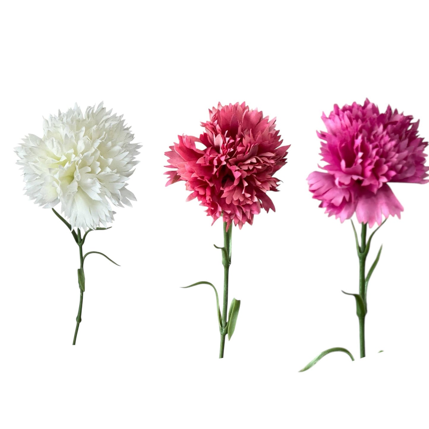 19.5"-Real Touch Needle Petal Modern Look Carnation