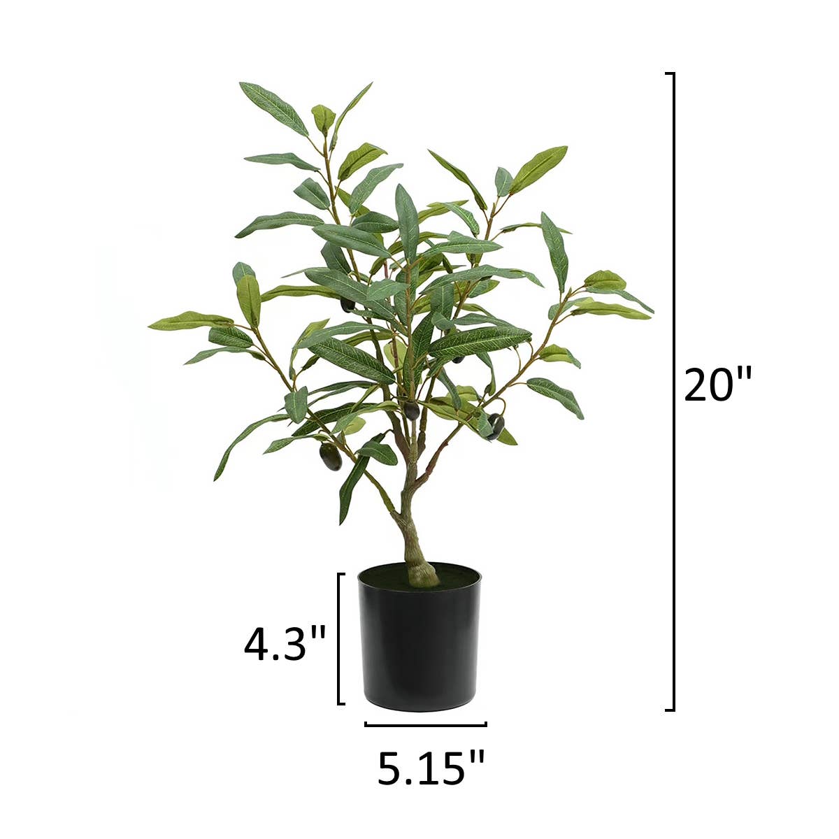 Dense Foliage-Artificial Quality Realistic Olive Tree