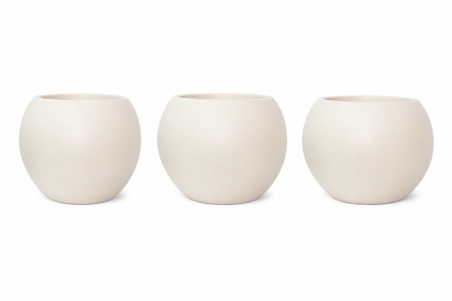 Textured Ceramic-Look Planter (High-Quality Plastic)
