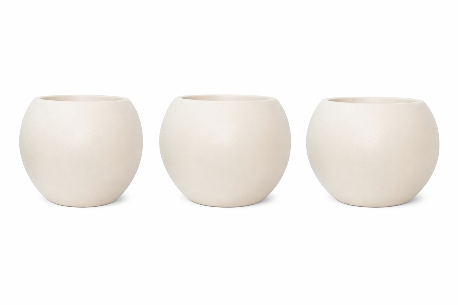 Textured Ceramic-Look Planter (High-Quality Plastic)