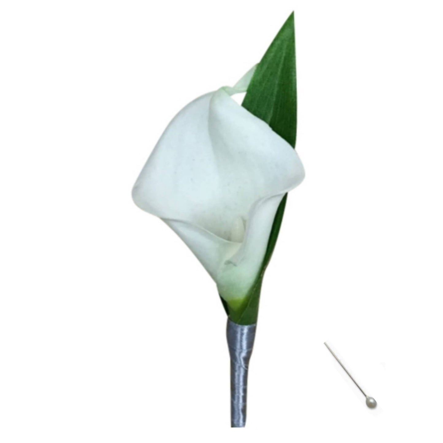 Real touch Calla lily -Event Prom Wedding Boutonniere