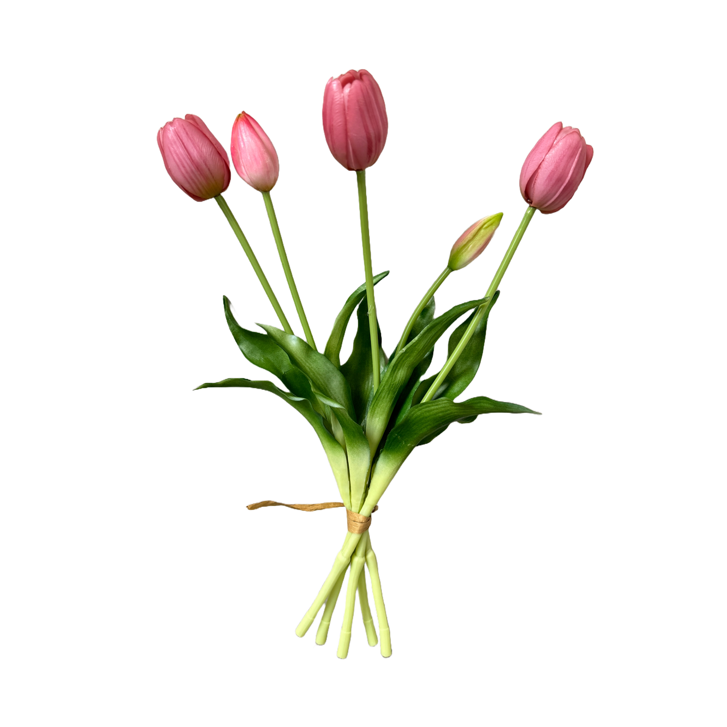 16" Real Touch Tulip-3 flowers 2 buds