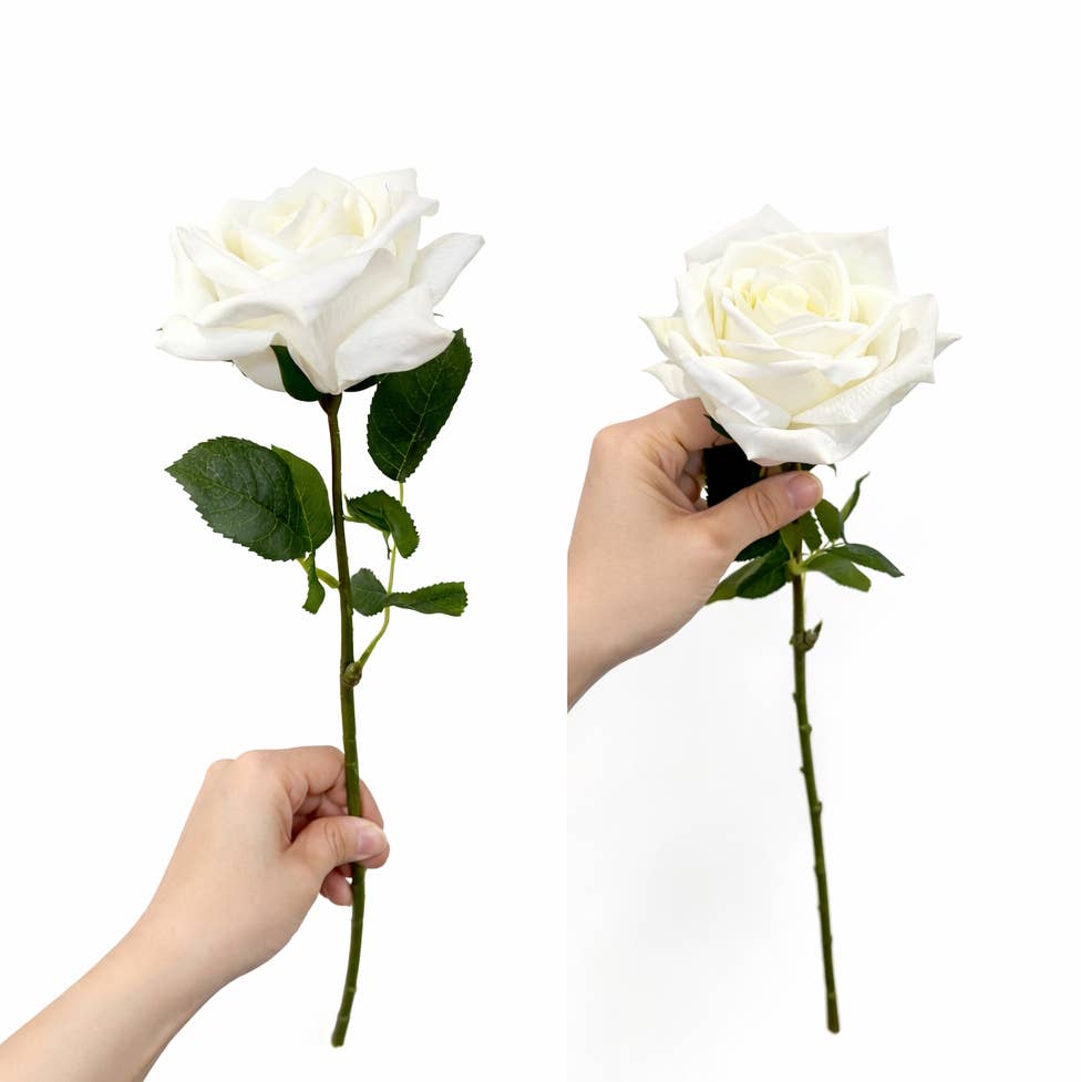 17"Premium-Moisturized coating Real Touch Rose