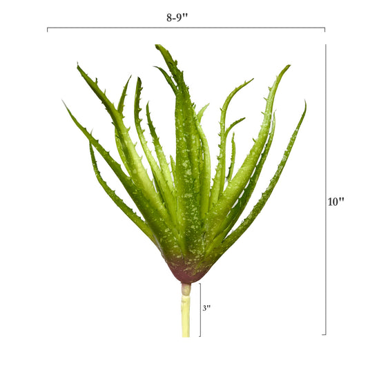 High-end-Ultra realist Real Touch Succulents Aloe-10"