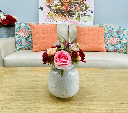 Classic Artificial rose hydrangea bouquet