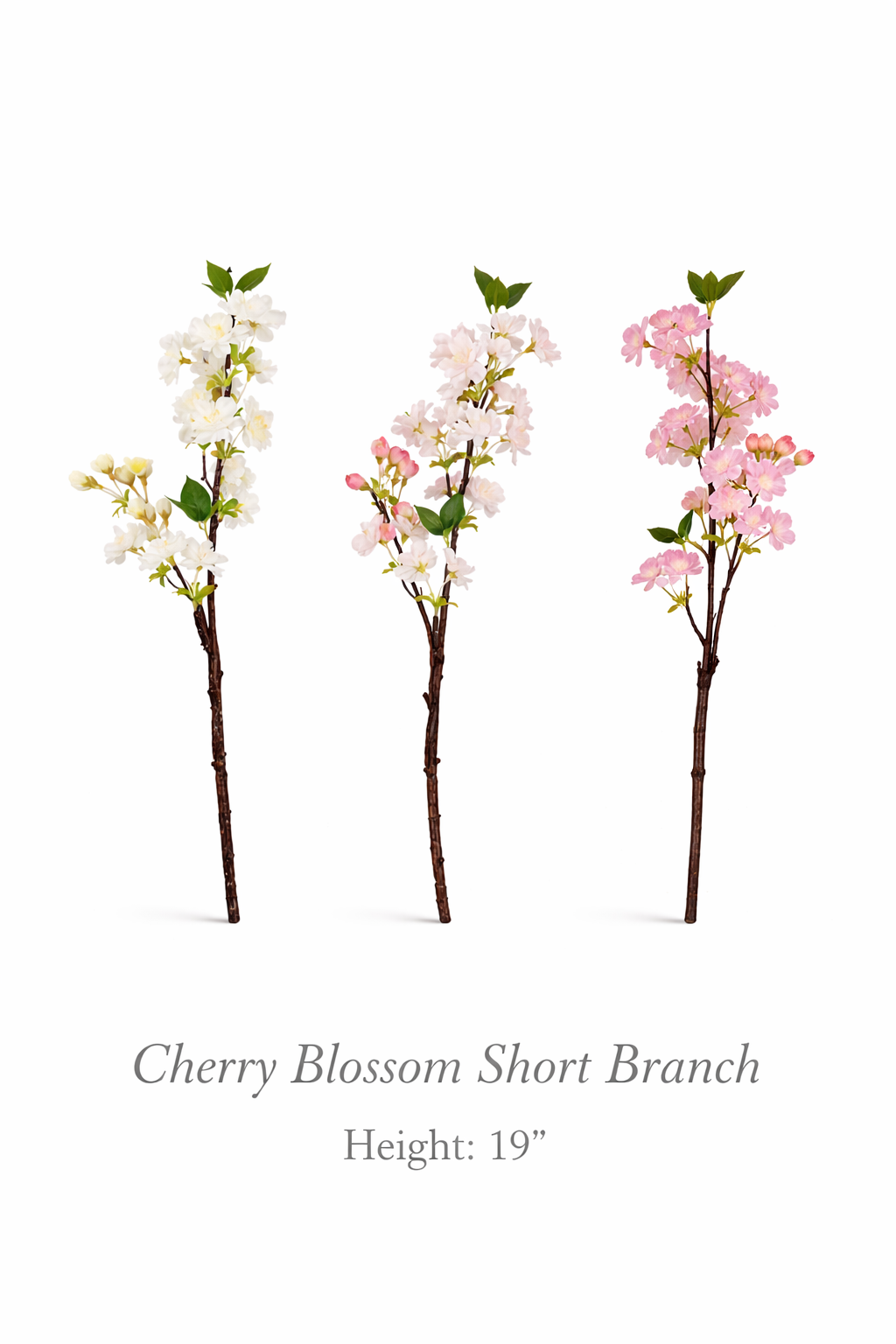 19 or 37”-Designer's Pick-Artificial Cherry Blossom Branch 