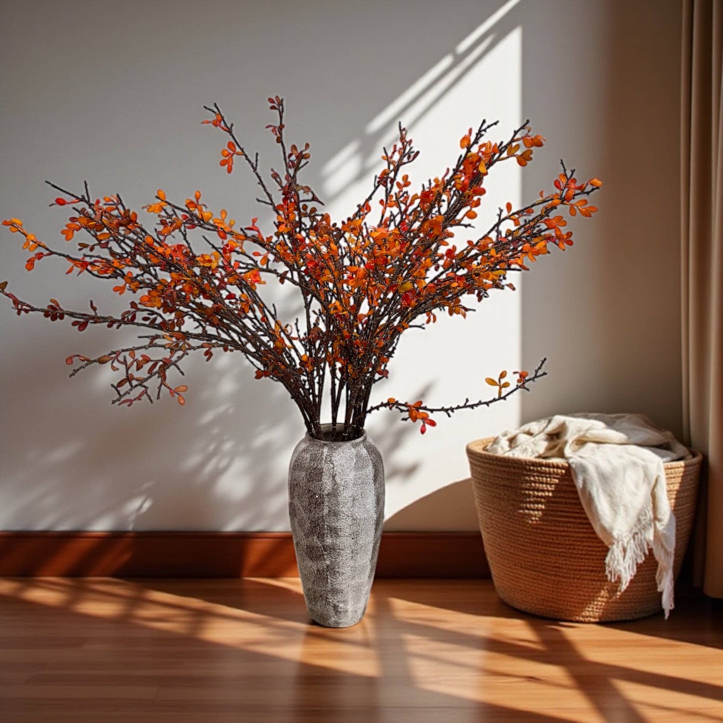 38" Quality Artificial Fall leaf Branches 