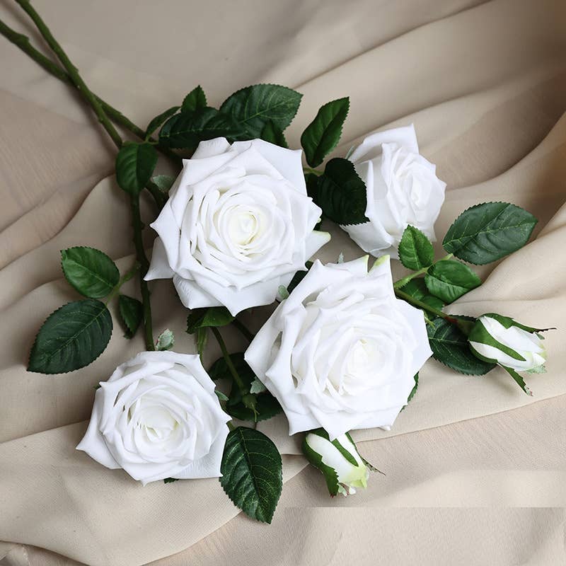 High-End Collection-3-Flower Ultra Realistic Real Touch Rose