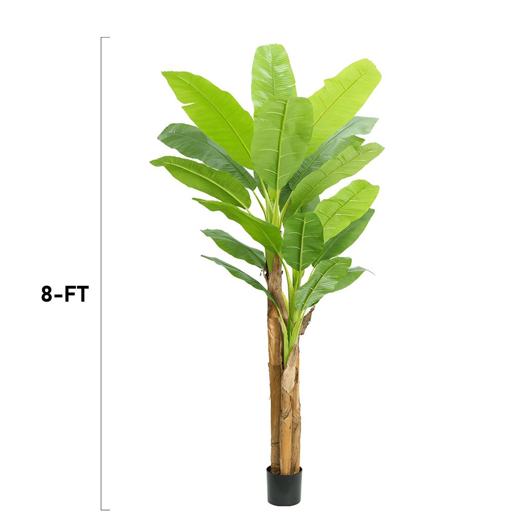 Large Artificial Banana Tree-PE Leaves Lifelike Trunk
