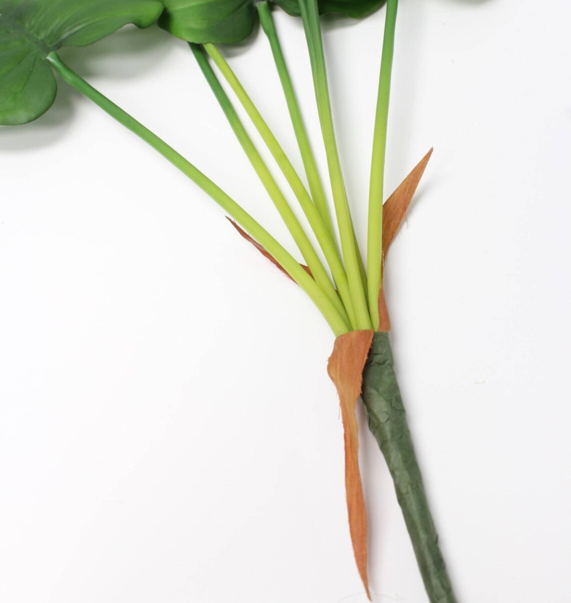 30"Artificial Real Touch Tropical monstera Leaf-7 leaves