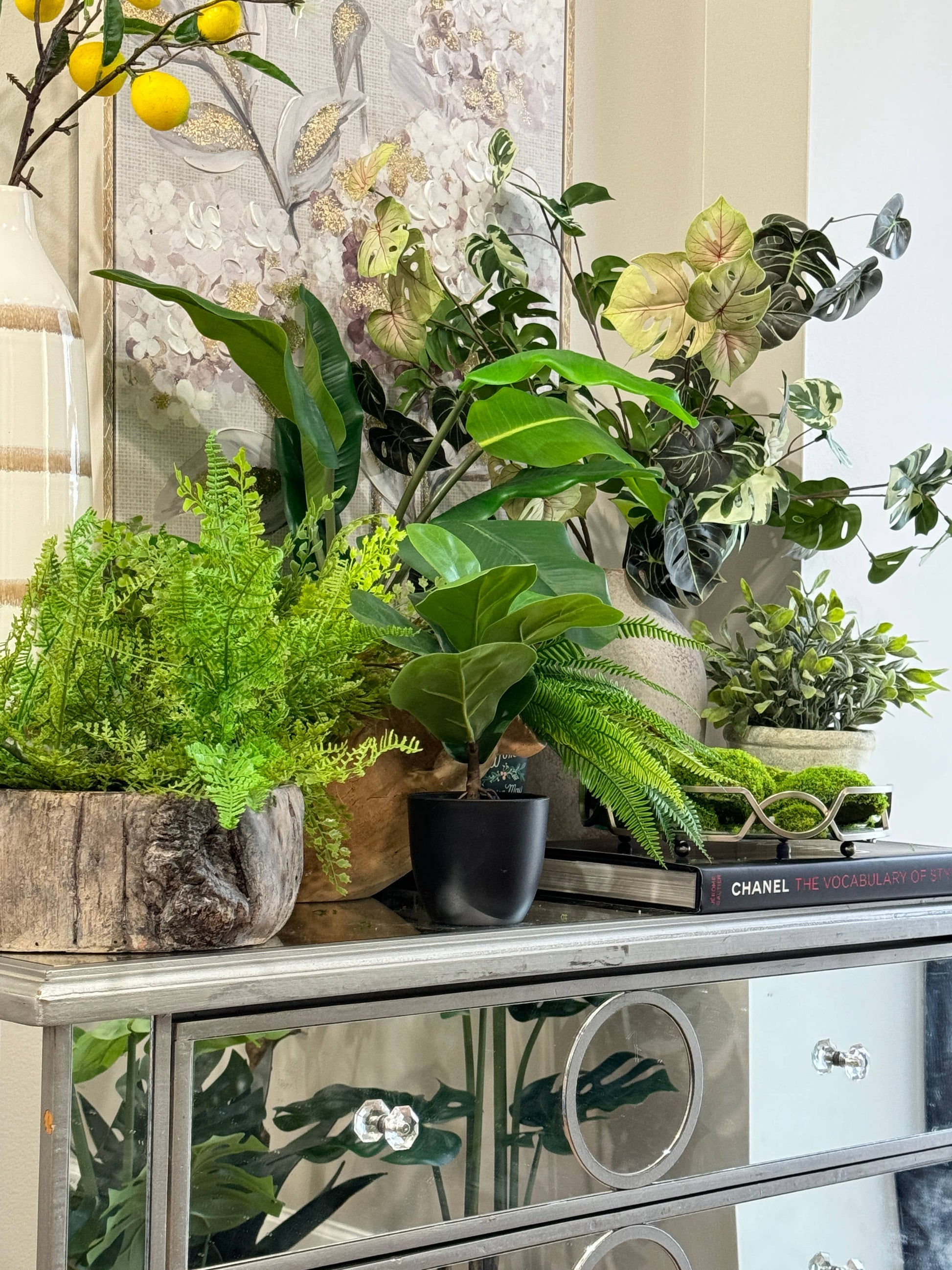 Realistic & Ultra-Soft Touch-21 Leaves-Artificial Fern Bush