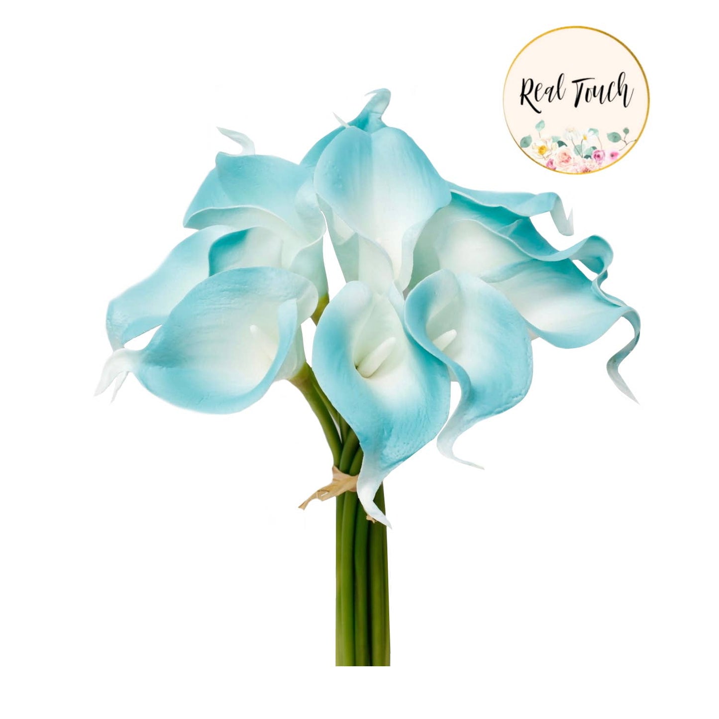 Pack of 10 Stems-Real Touch PU Calla Lily-14"