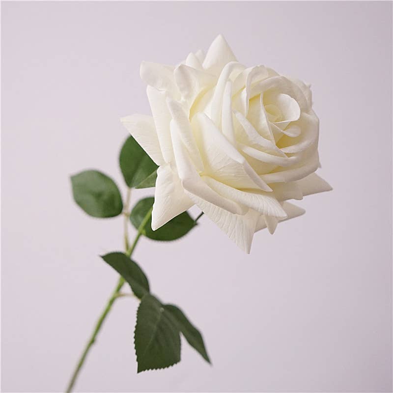 26" Premium Real Touch Rose–Full & Elegant Bloom