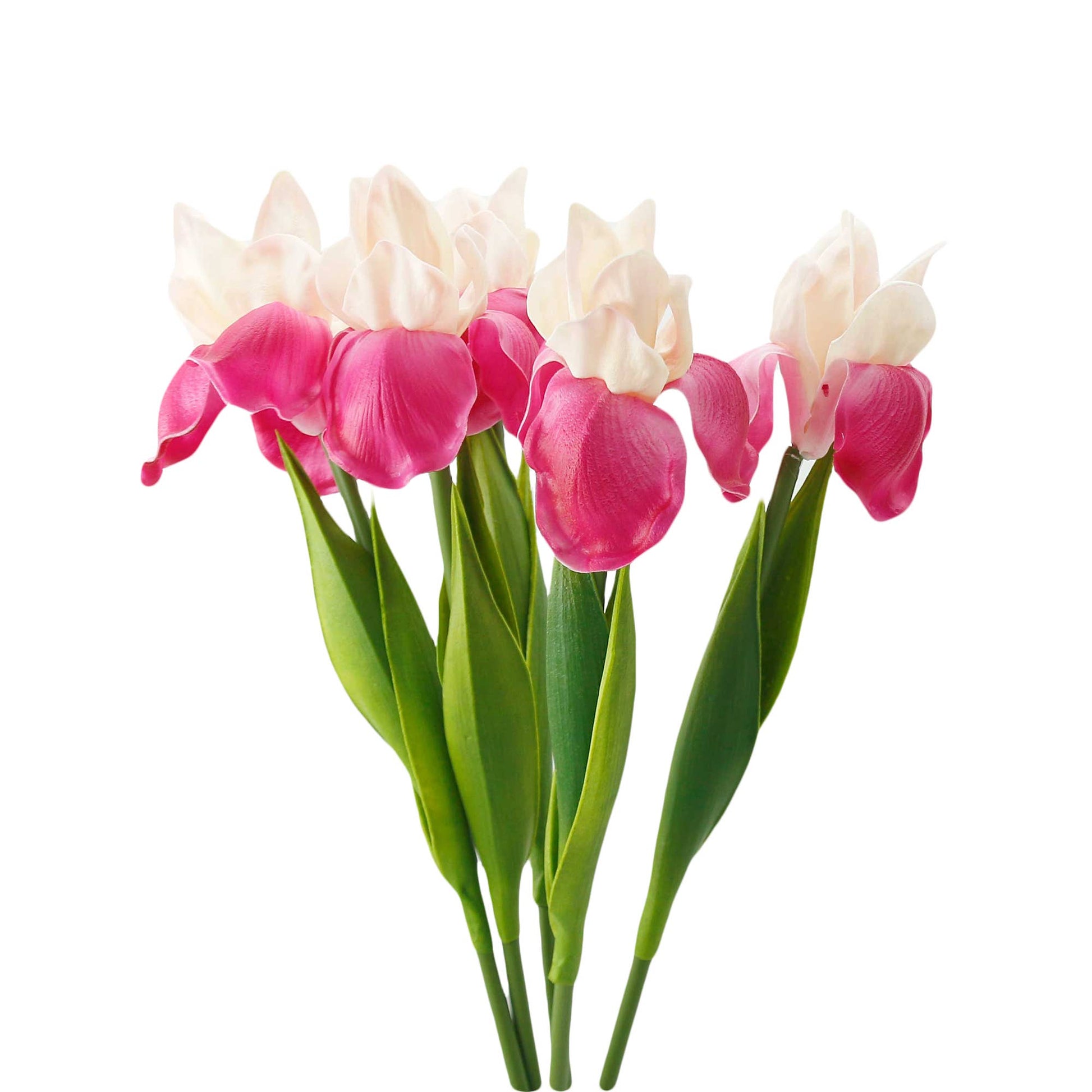 18"-Ultra Soft Real Touch Bearded Iris Stem
