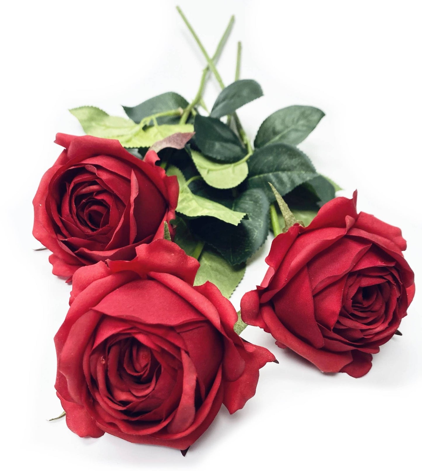 17"-Ultra Realist Real touch Cabbage Rose-Artificial 