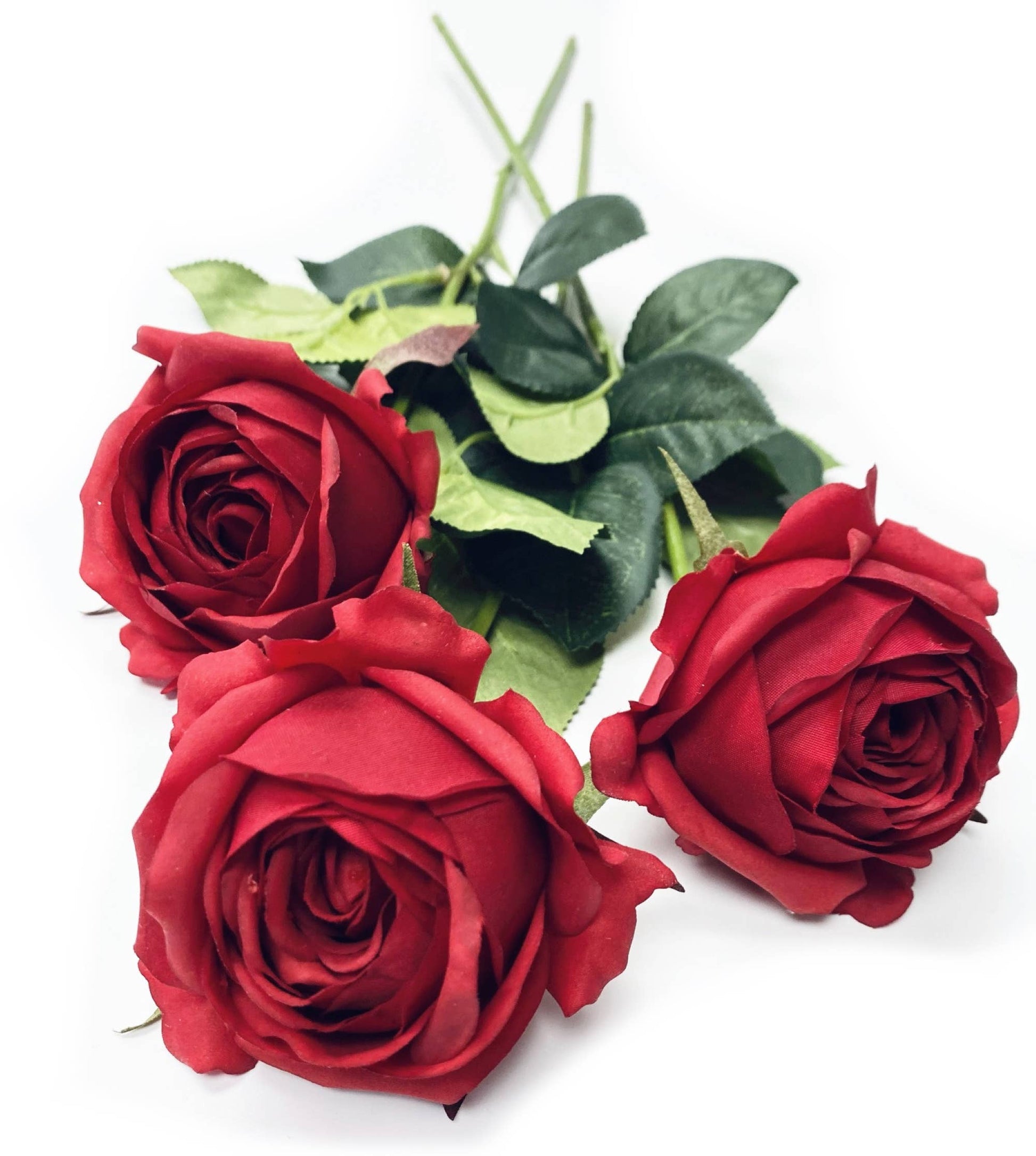 17"-Ultra Realist Real touch Cabbage Rose-Artificial 
