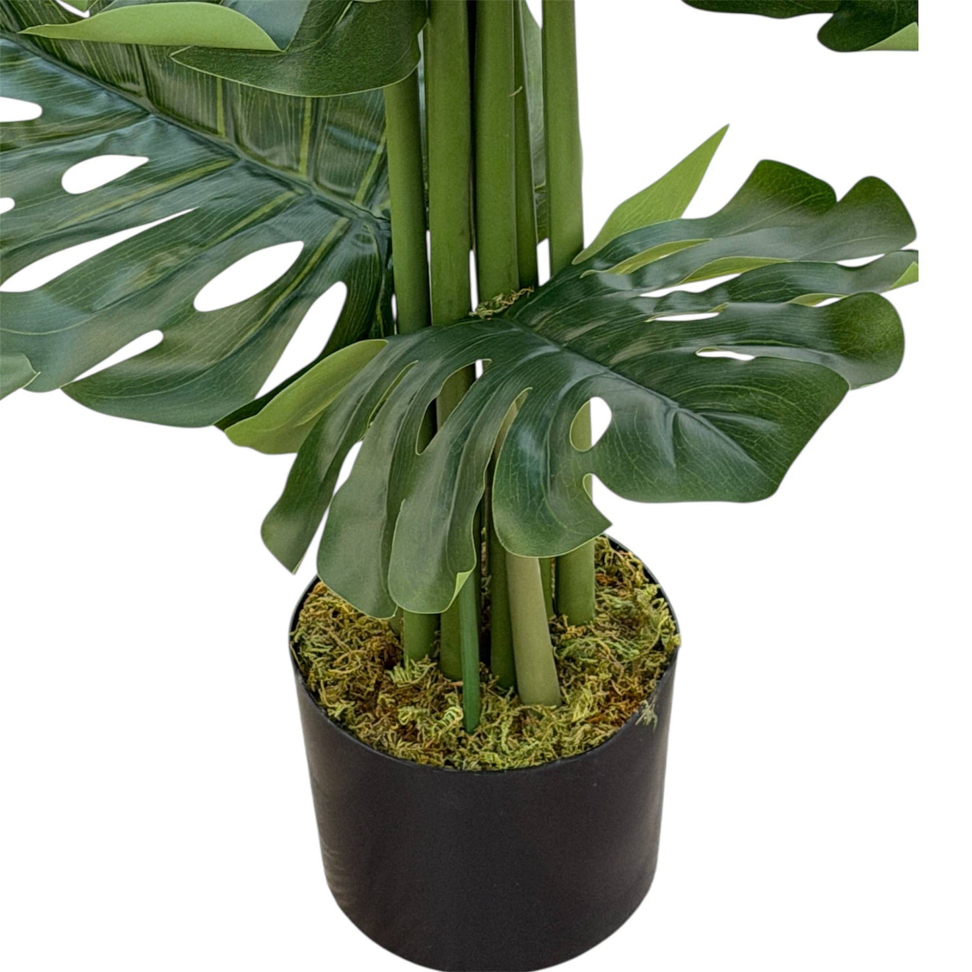 Potted Artificial Monstera Plant