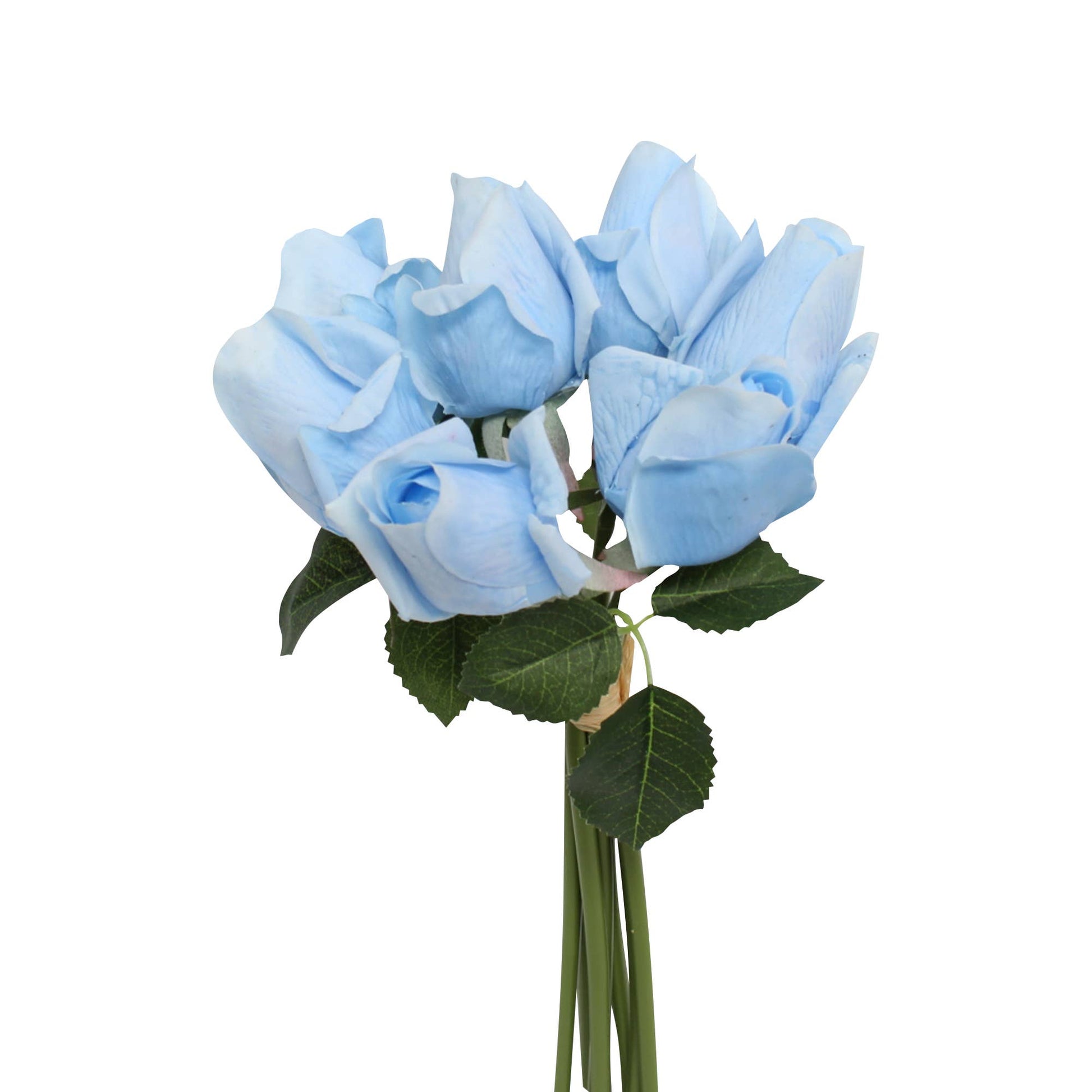 Pack of 7 or 12 stems-Real Touch rosebud bouquet