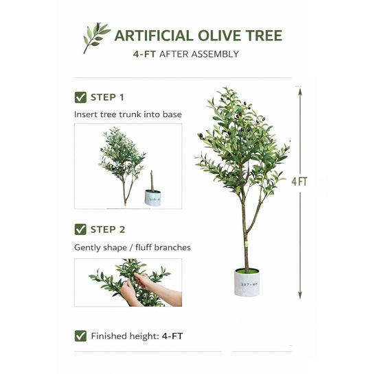 Dense Foliage-Artificial Quality Realistic Olive Tree