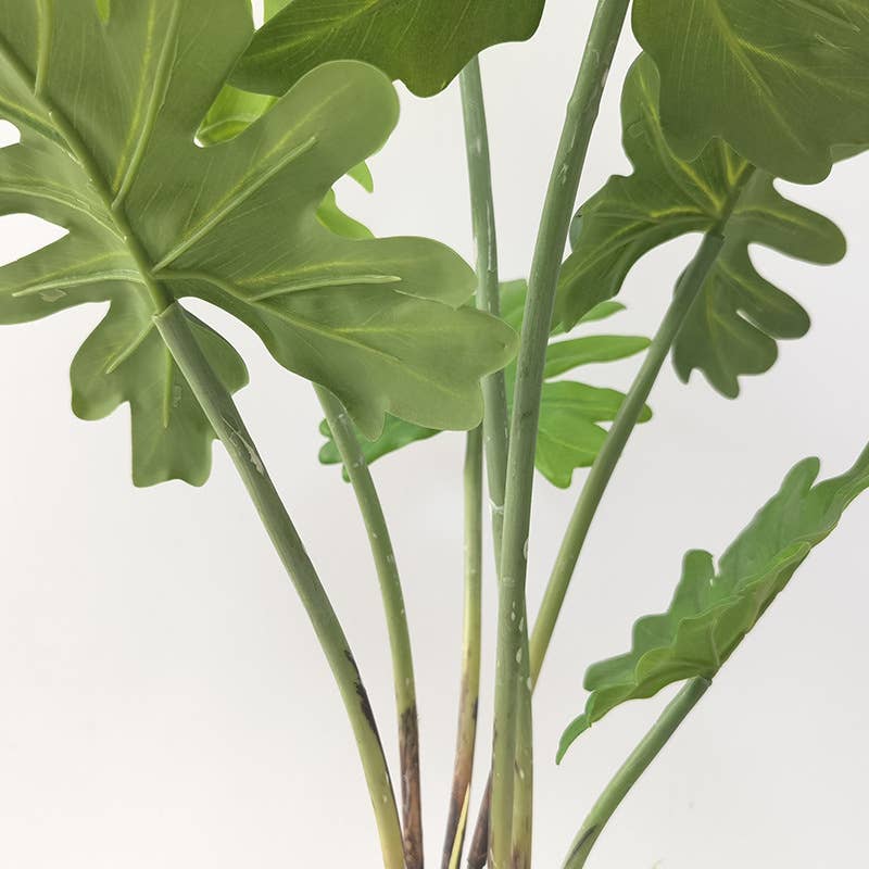 28"High Real touch Artificial Split Leaf Philodendron Plant