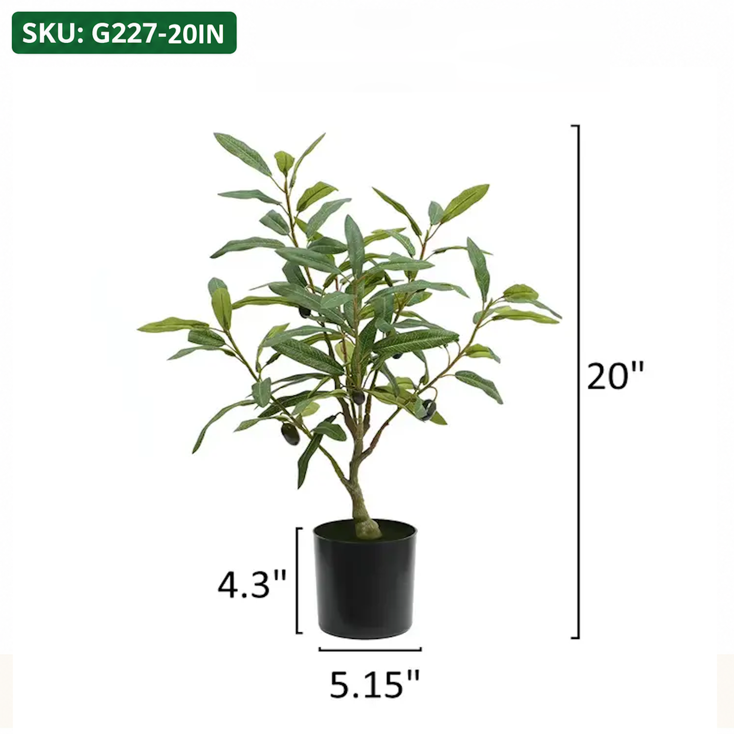 Artificial Realistic Olive Trees-13 sizes