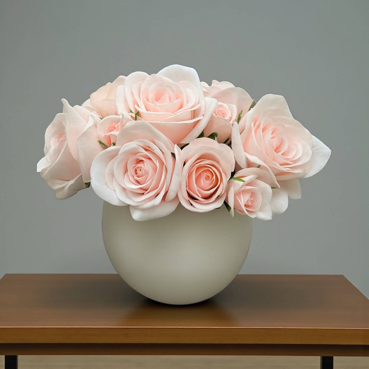 10" Pack of 6 Stems-Ultra Realistic Moisturized Touch Rose