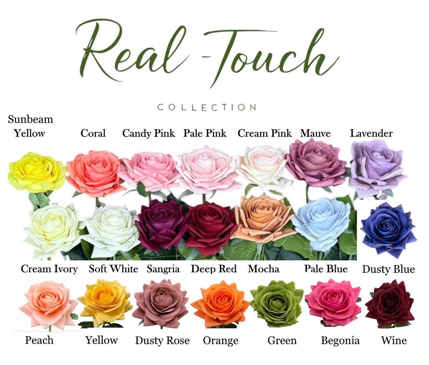 17"Medium bloom rose stem-Moisturized Coating Fresh-Cut Fee