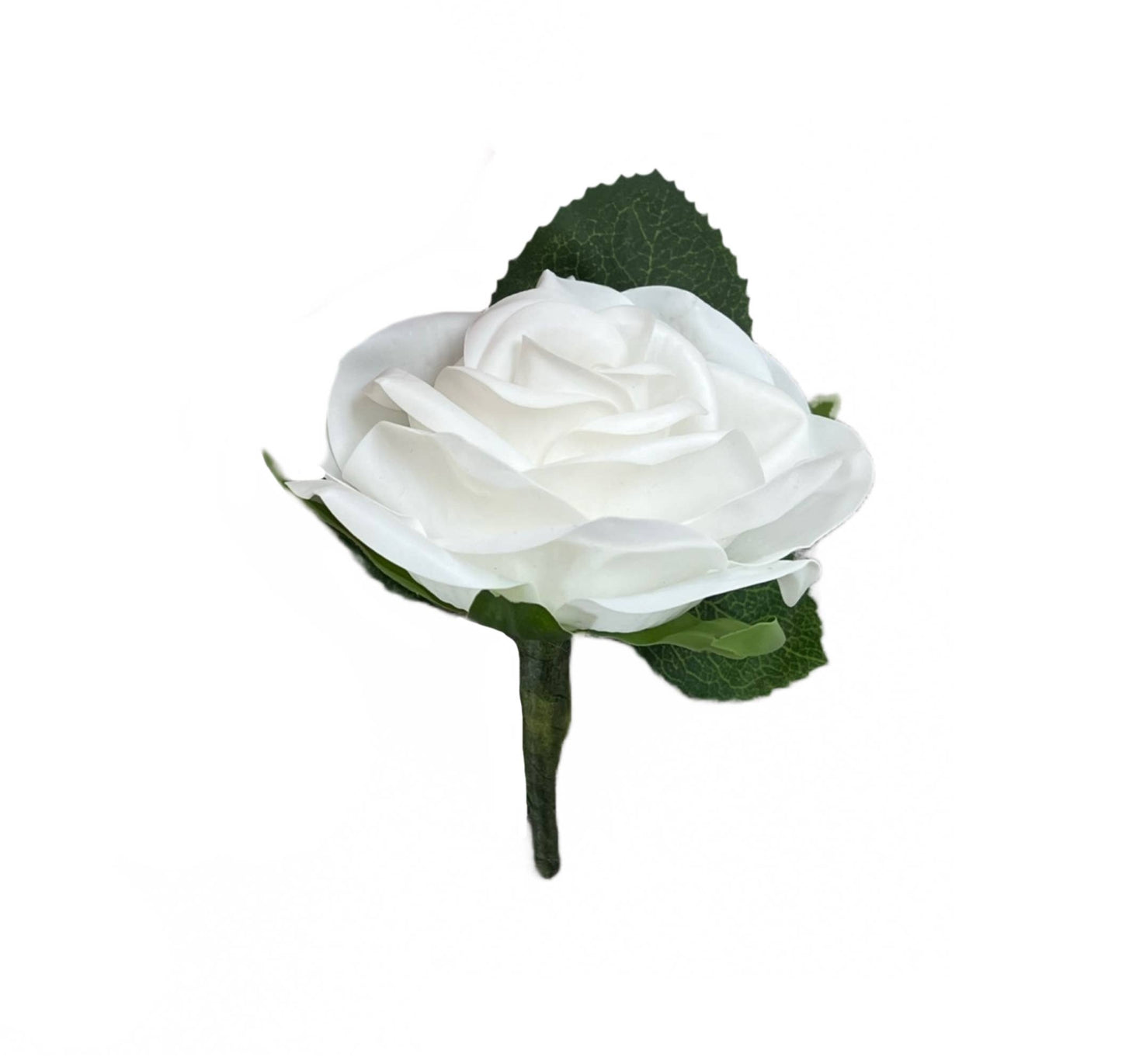 Ready to use-Real touch Classic Rose Boutonniere