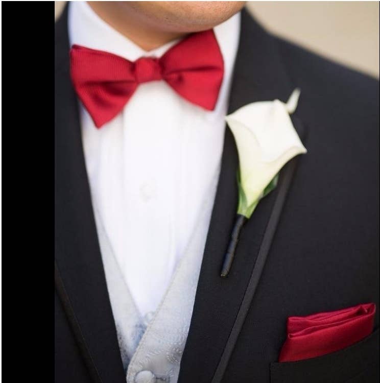 Real touch Calla lily -Event Prom Wedding Boutonniere