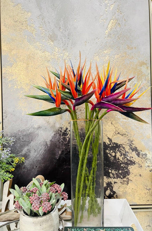 20" Real Touch Bird of Paradise Flower