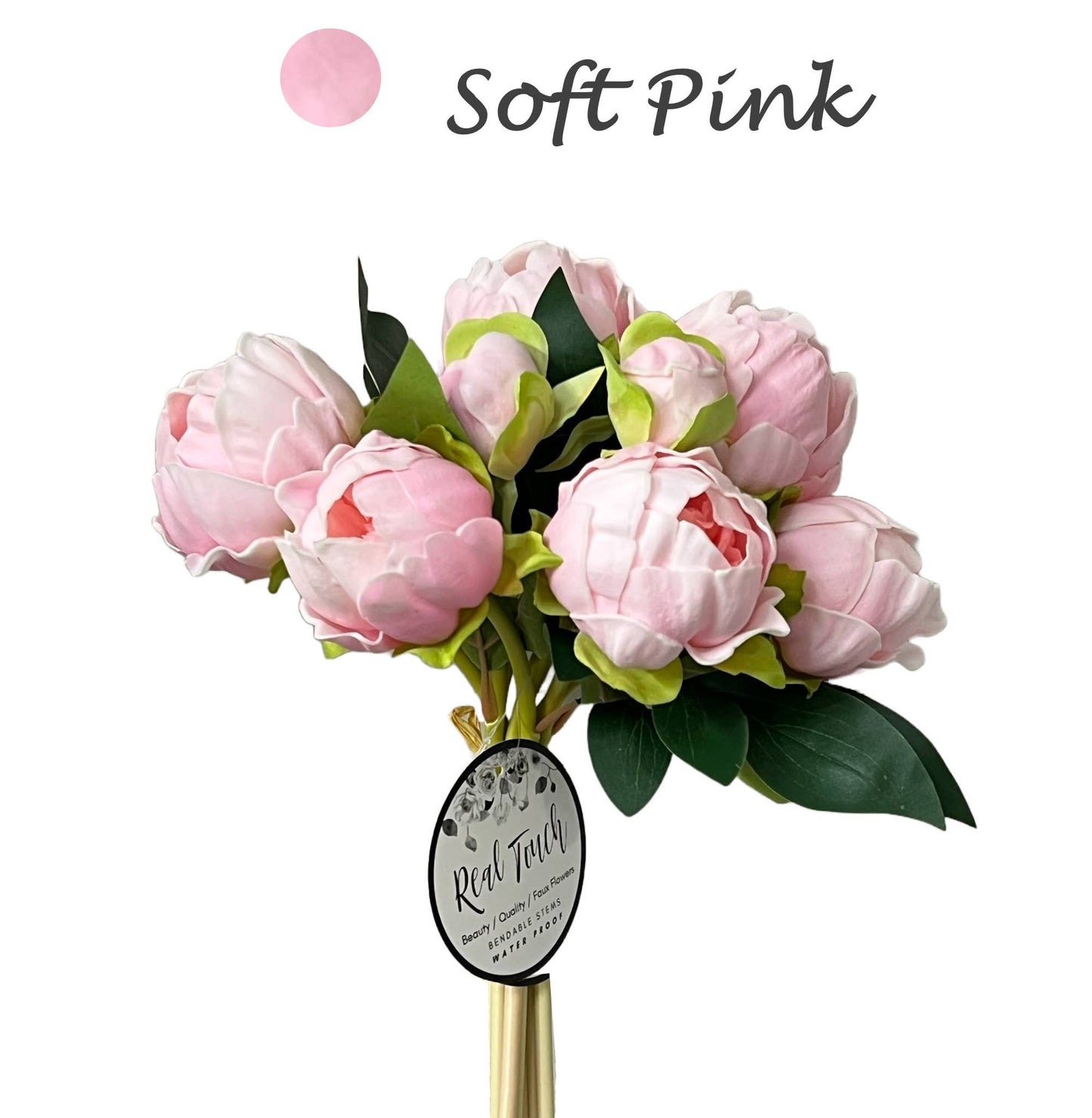 Case Packed Value-10 Bundles Real Touch Faux Peony bundle