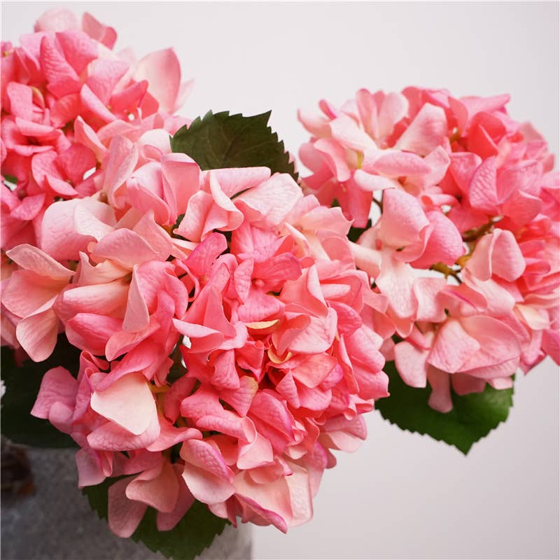 24"Spring Summer Lux-Large Bloom-Ultra-Realistic Hydrangea