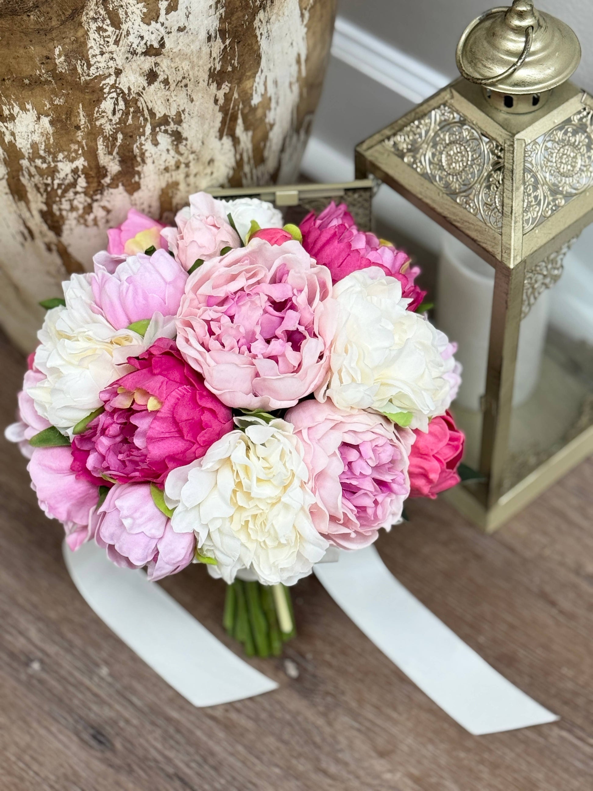 32" Ultra Realistic Elegant Real Touch Artificial Peony