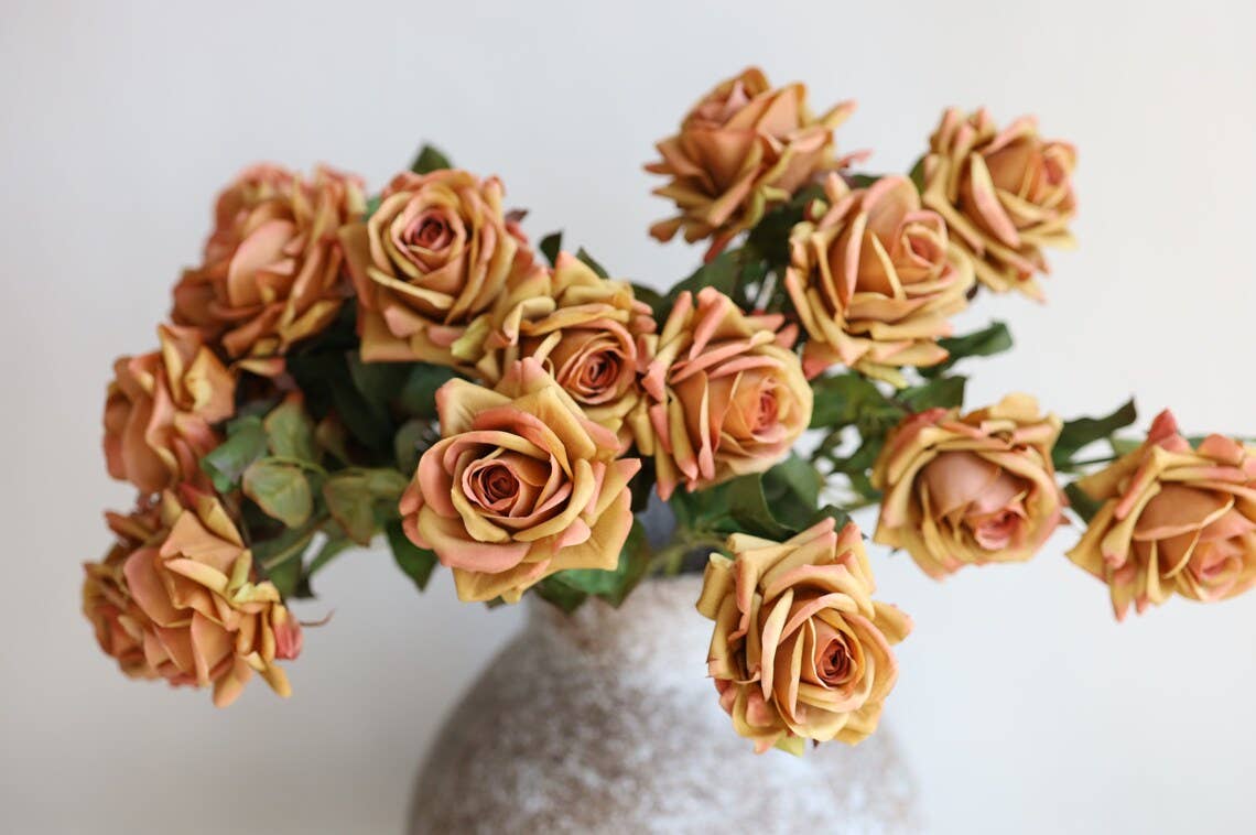 25"-Premium Collection-Real Touch Artificial Rose