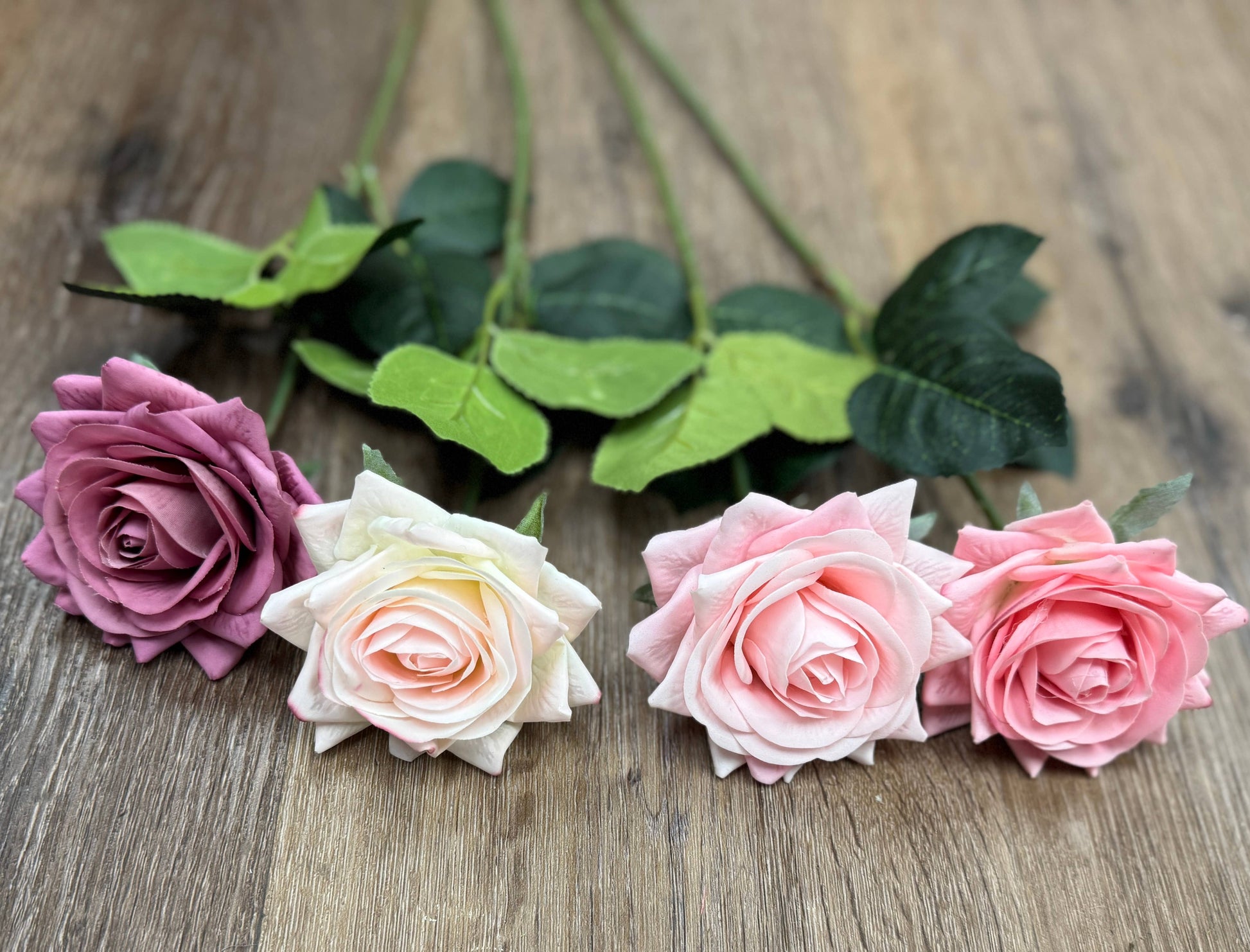 Pack of 50 stems-Ultra Realistic Rose-17"