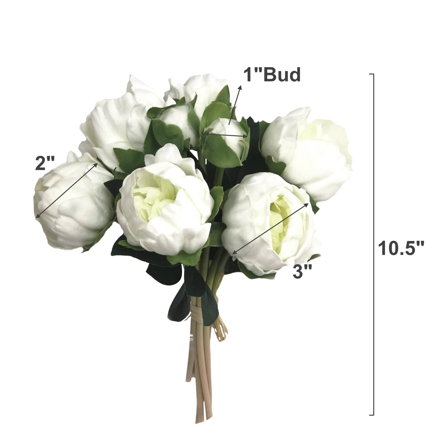 Case Packed Value-10 Bundles Real Touch Faux Peony bundle